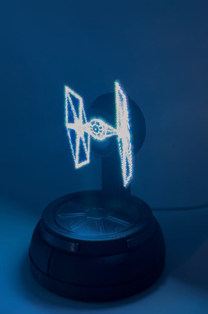 Star Wars Inspired 3D Hologram Projector Over 40 hologram’s | Light-Up Display Fan