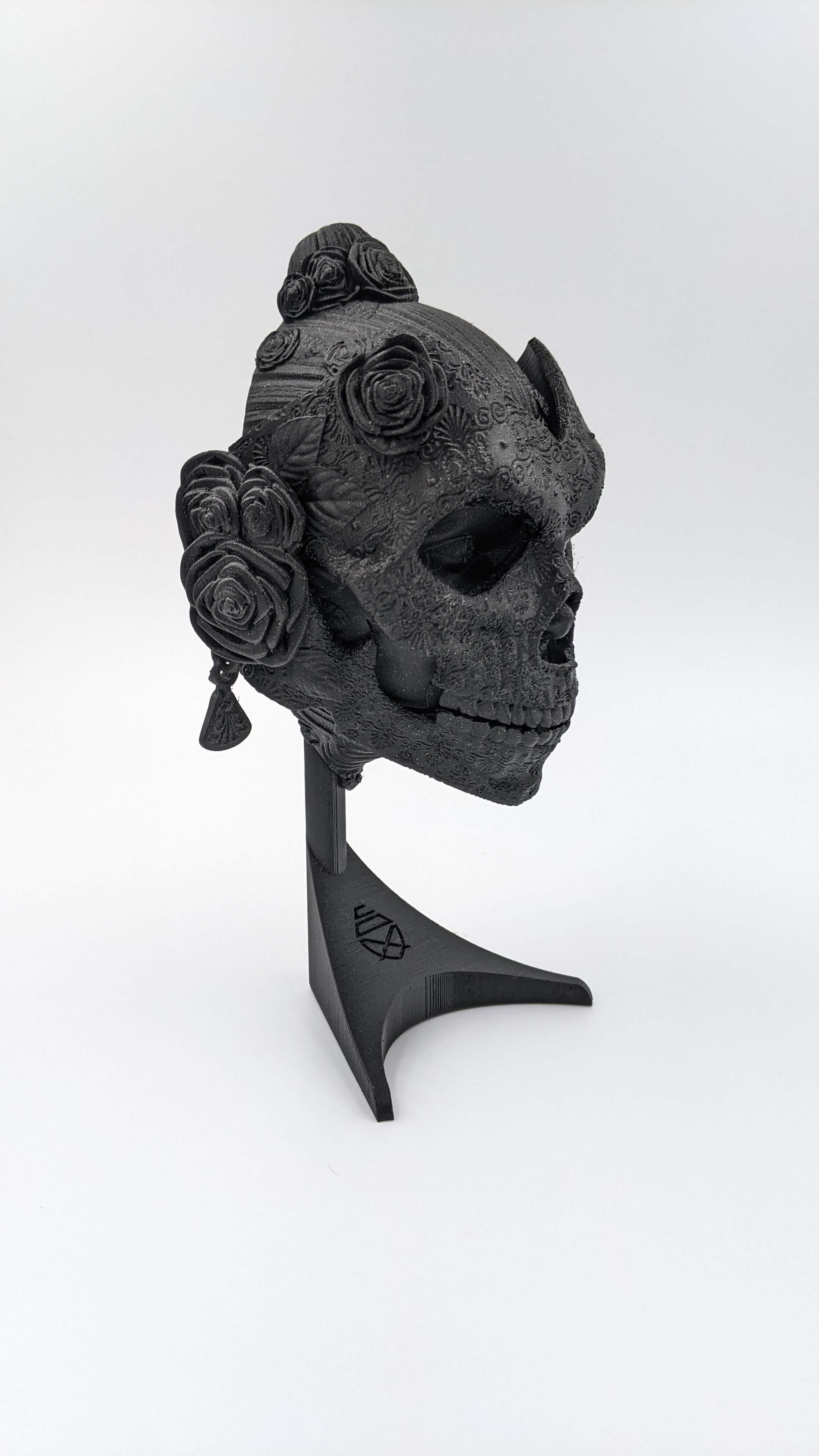 Day of the Dead Catrina and Skull Mask