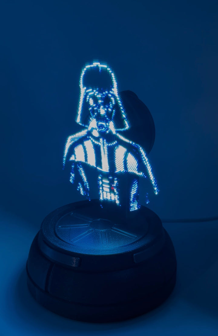 Star Wars Inspired 3D Hologram Projector Over 40 hologram’s | Light-Up Display Fan