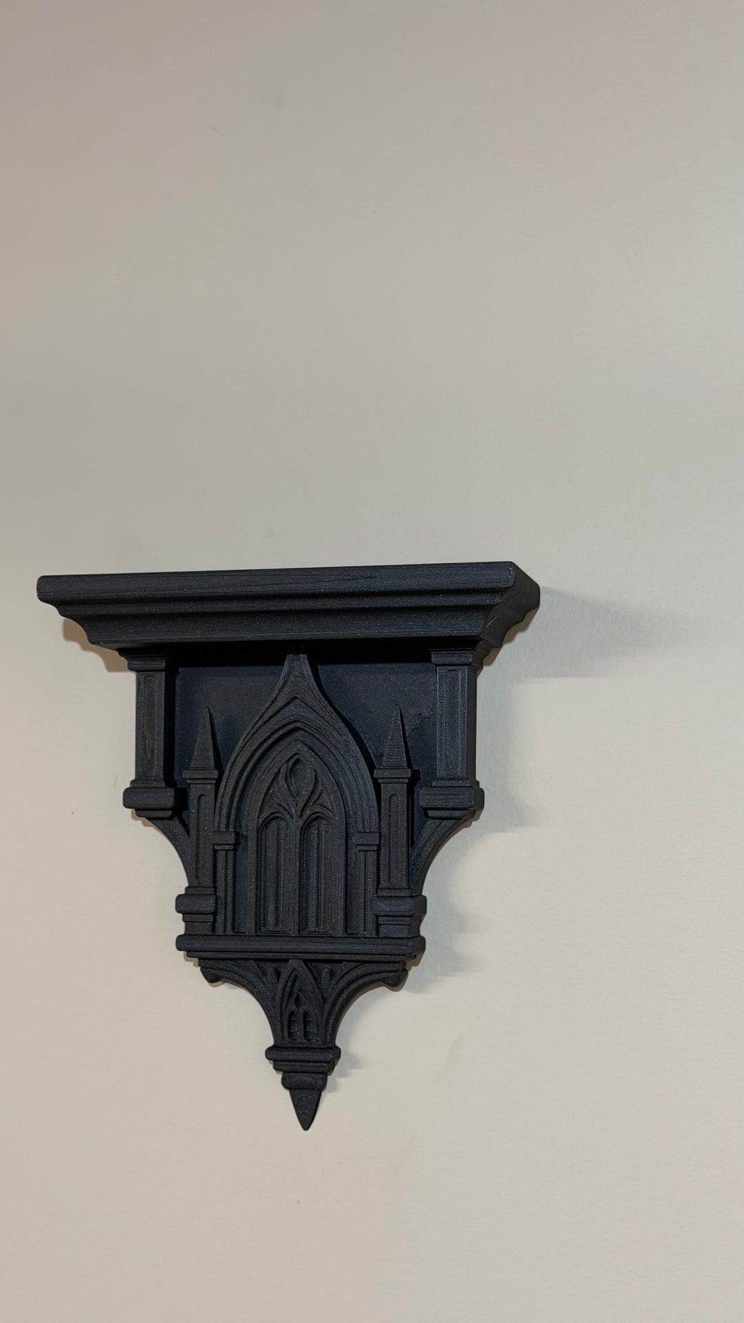 Gothic Cathedral Sconce Small Shelf Wall Art