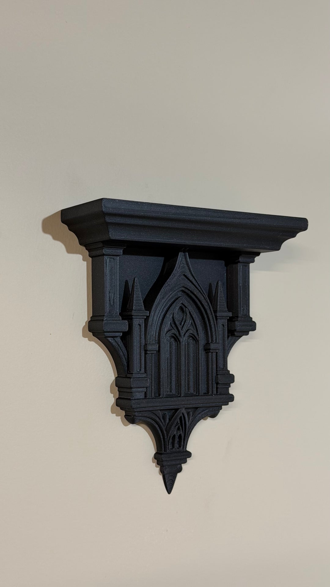 Gothic Cathedral Sconce Small Shelf Wall Art
