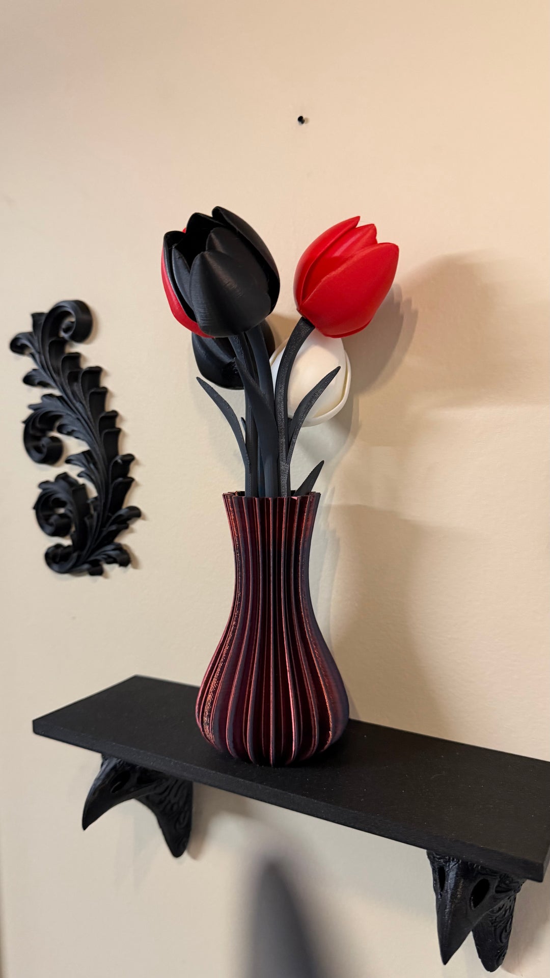 Raven Skull Wall Shelf Alchemy Deco