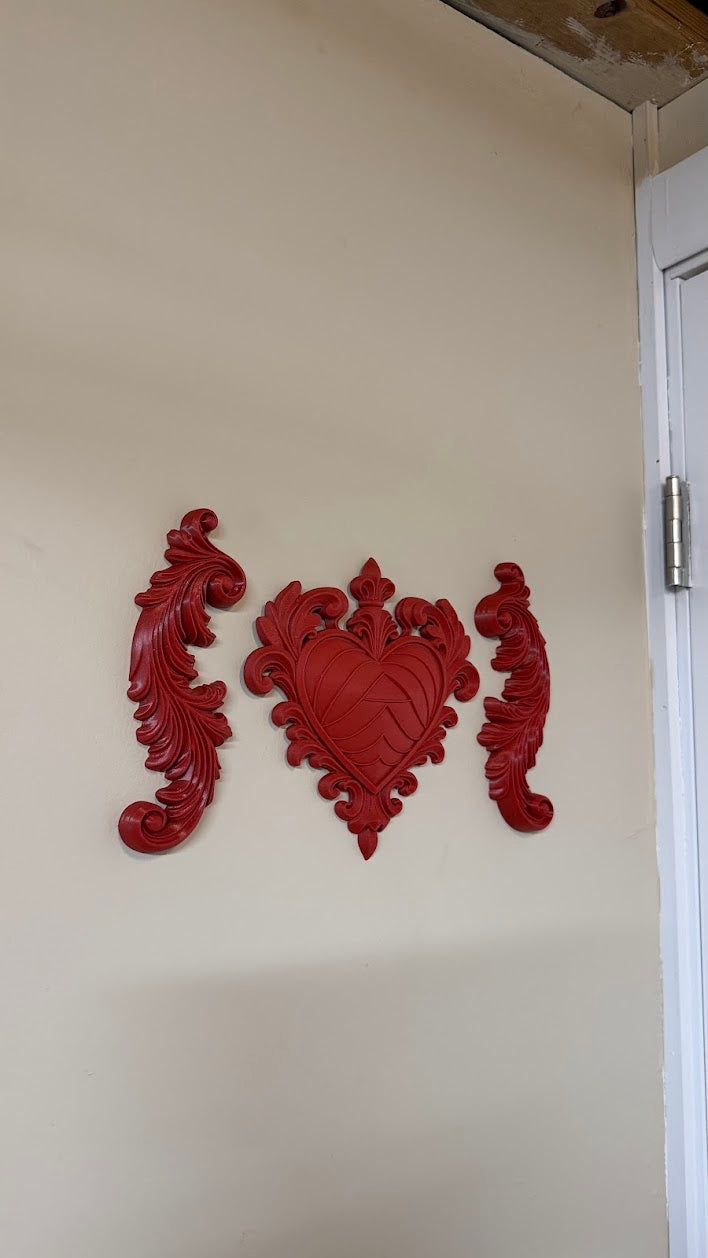 Gothic Victorian Heart Decor Wall Decorations