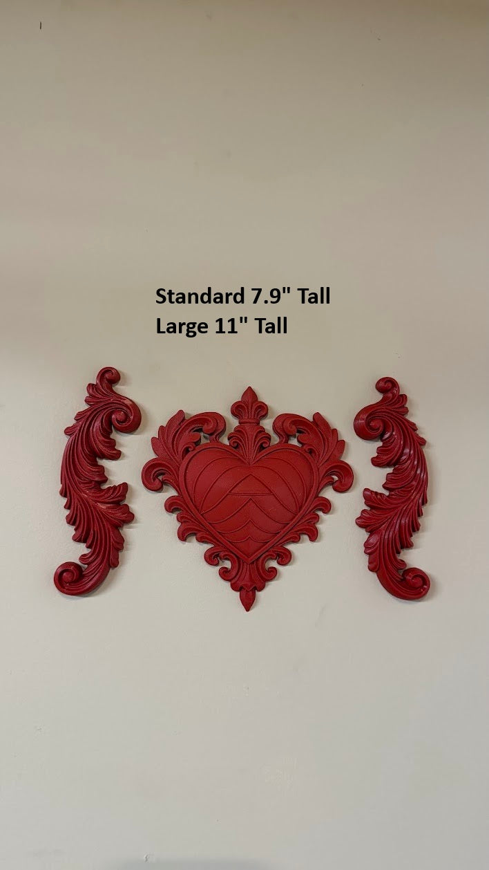 Gothic Victorian Heart Decor Wall Decorations