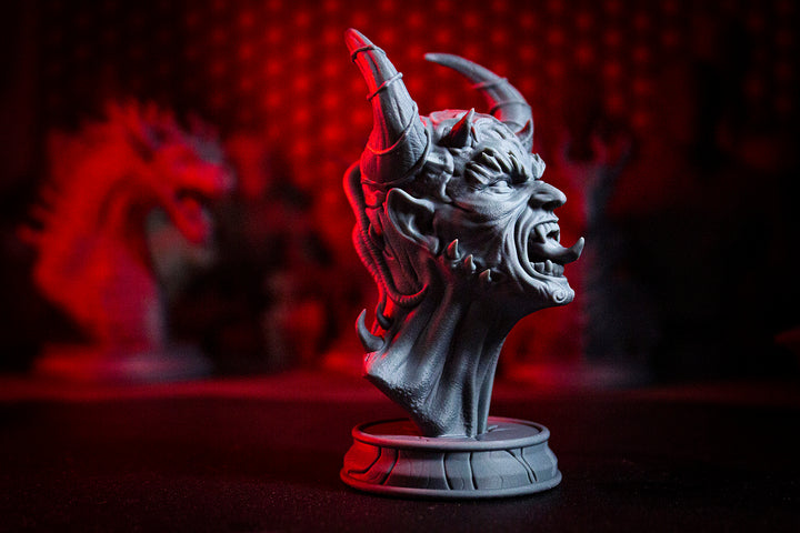 Belial El Diablo Bust Statue  - Embrace the Dark Majesty!