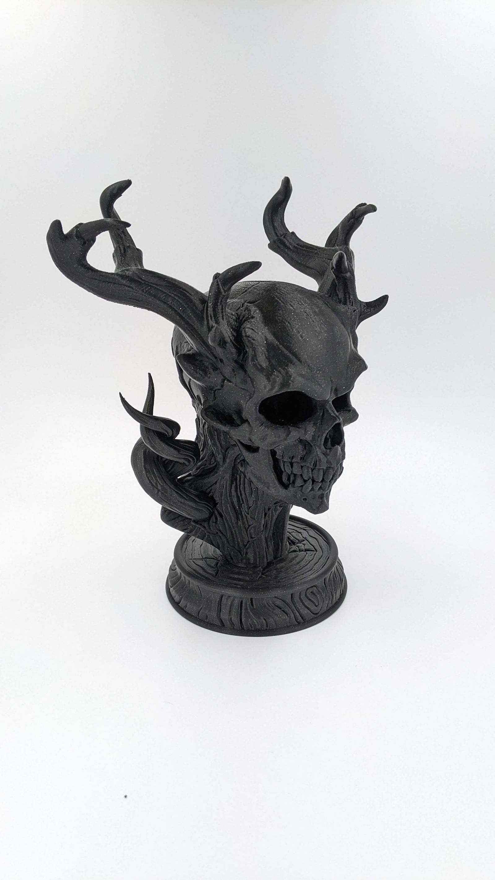 Nature Ankou Demon Skull - Gothic Home Decor