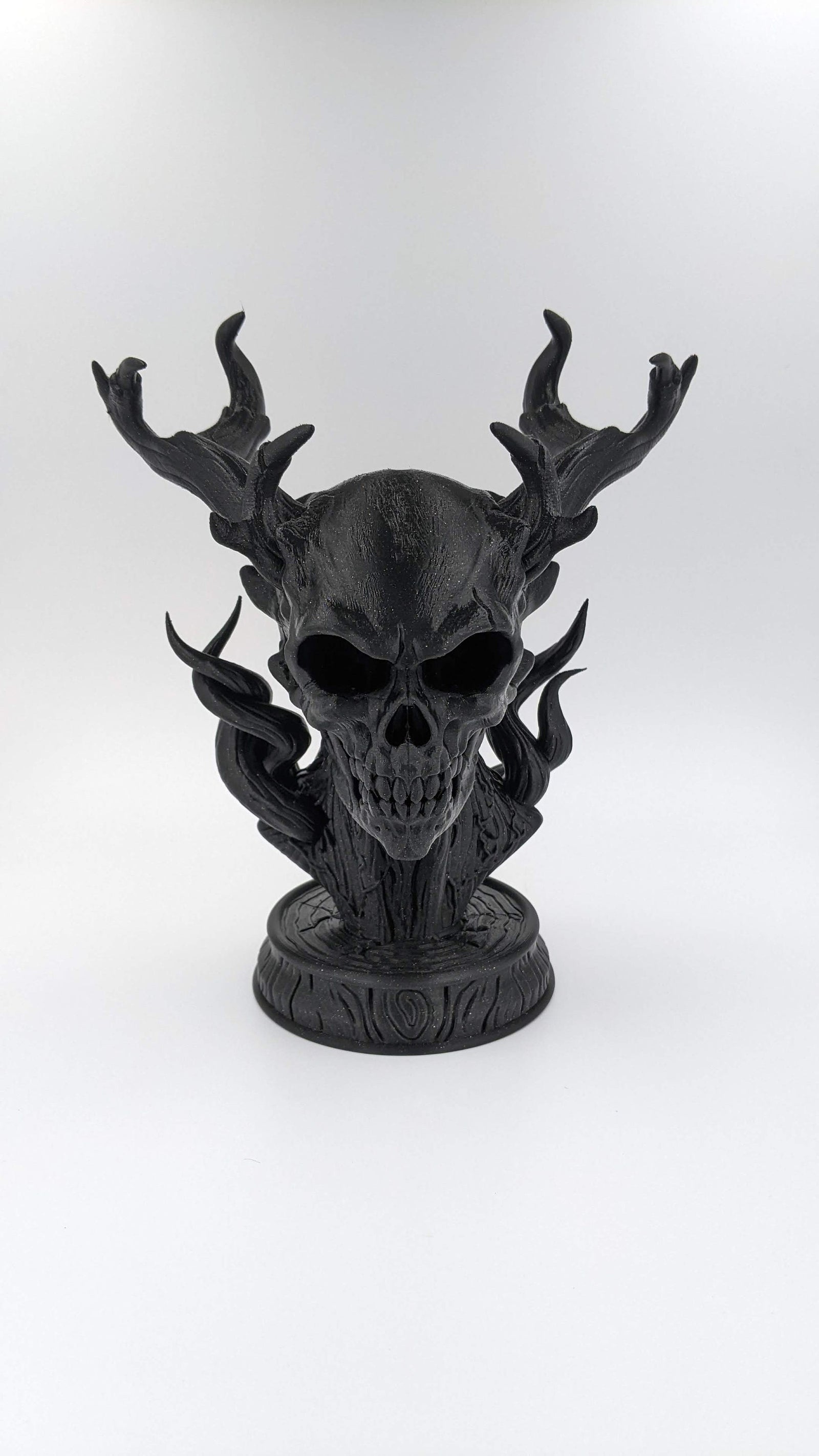 Nature Ankou Demon Skull - Gothic Home Decor