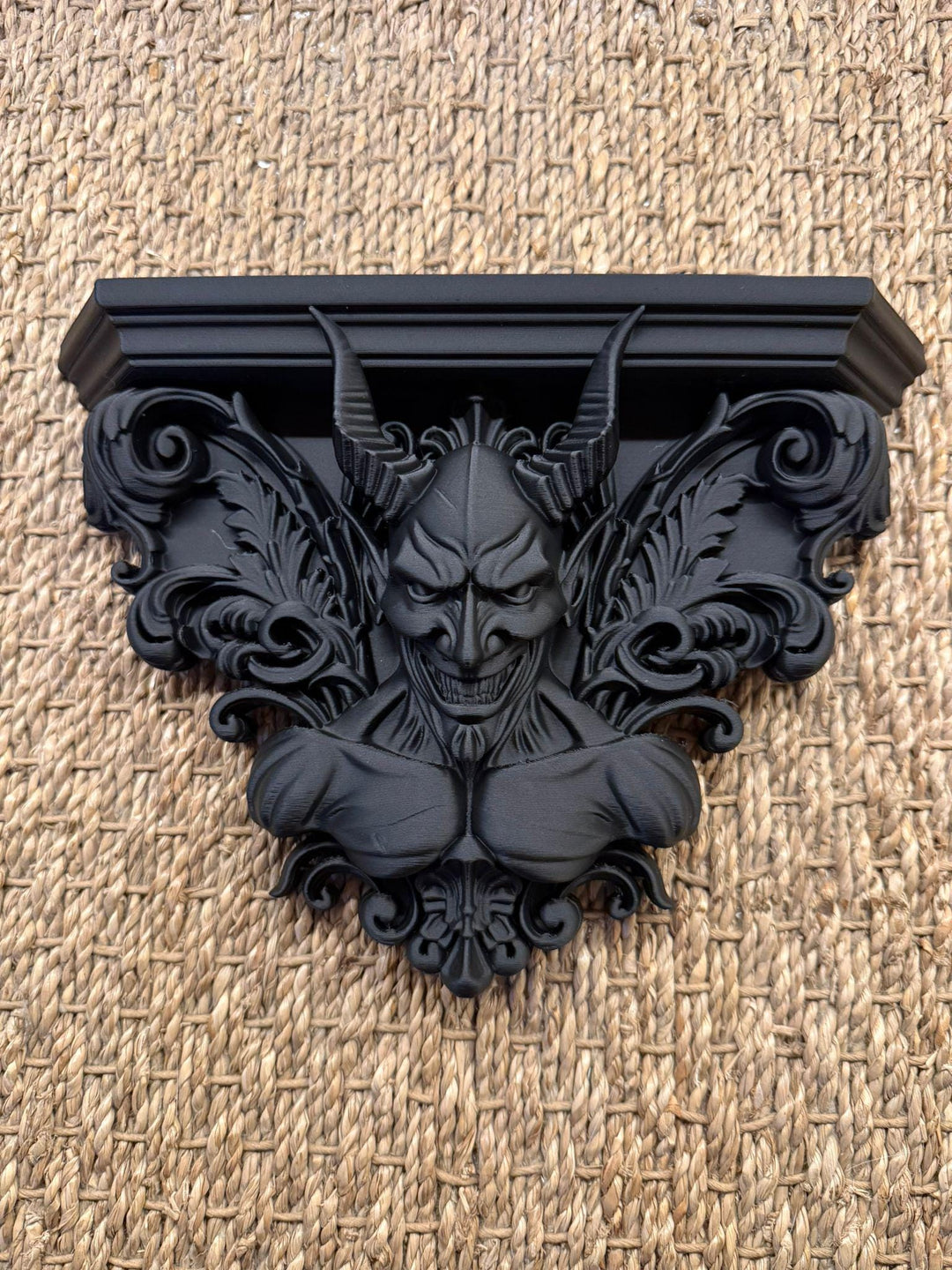 Gothic Demon Wall Shelf Altar