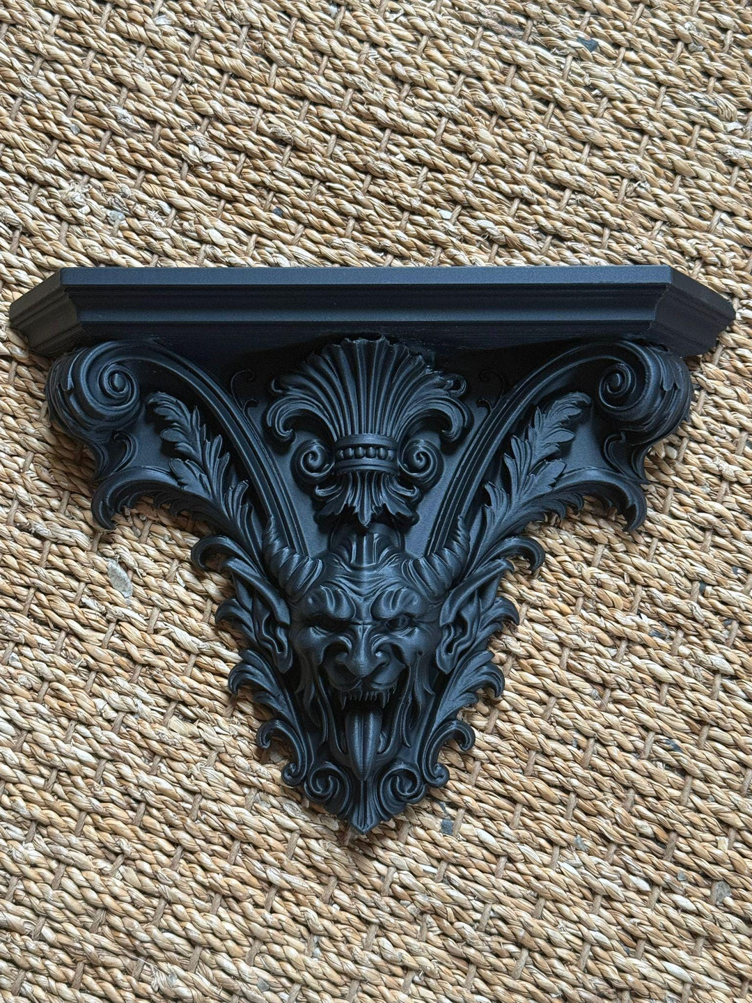 Gothic Demon Wall Shelf Altar