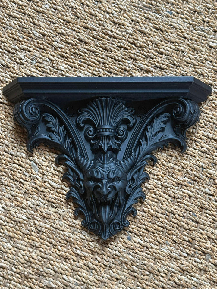 Gothic Demon Wall Shelf Altar