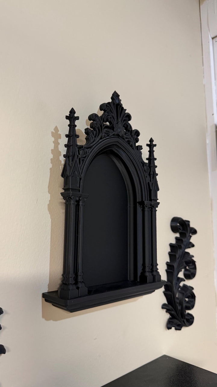Victorian Gothic Cathedral Wall Altar Niche