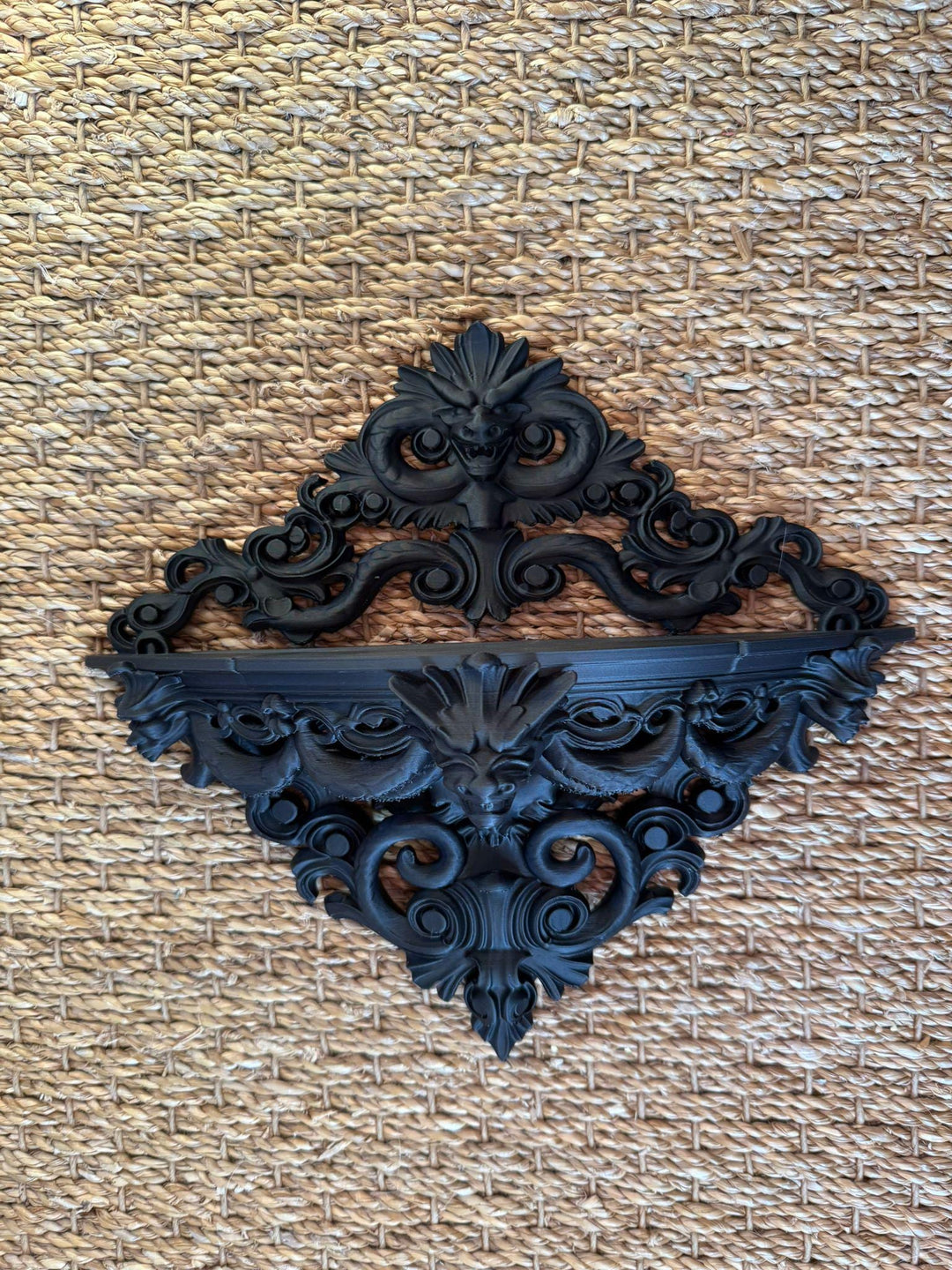 Gothic Wall Shelf Ornate Gargoyle Dragon