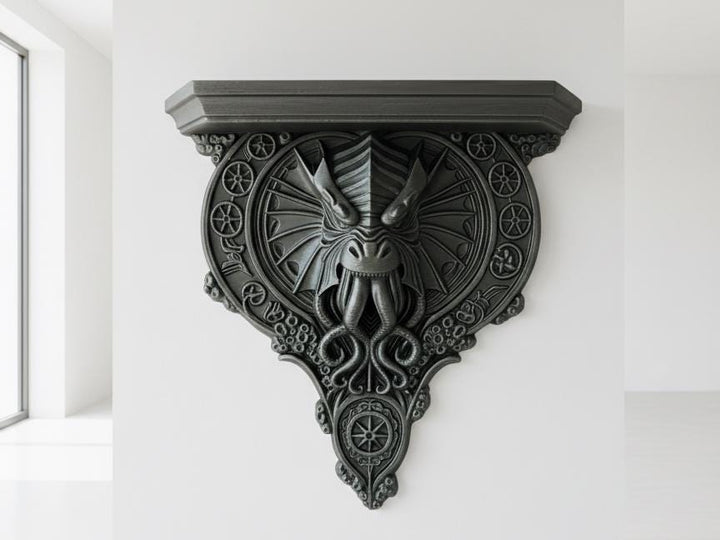 Cthulhu Wall Shelf Altar