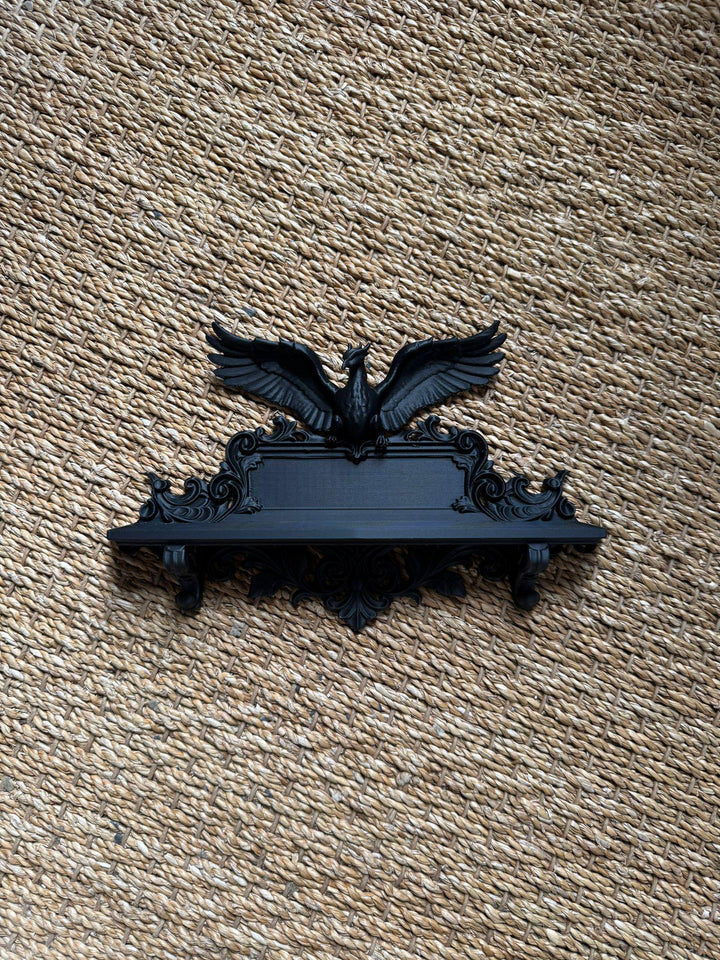 Gothic Phoenix Wall Shelf Altar