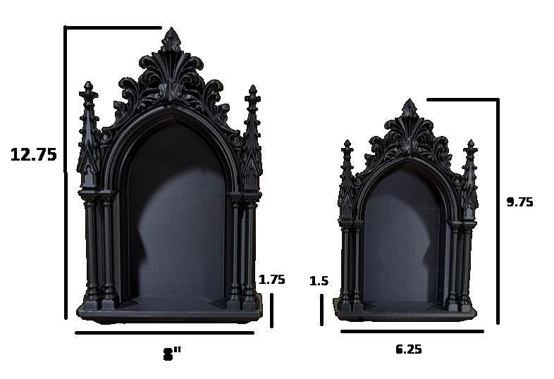 Victorian Gothic Cathedral Wall Altar Niche