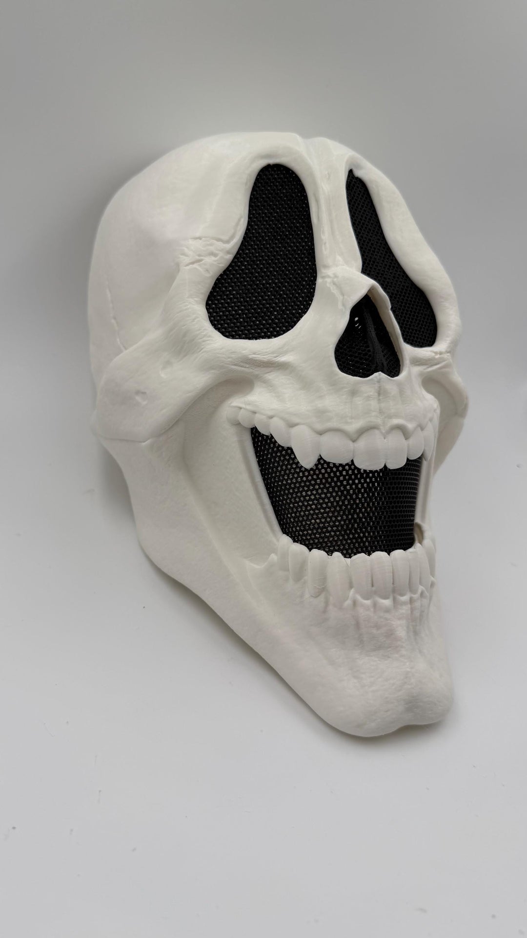 Wazzup Skeleton Mask, Funny Horror Mask, Scary Movie Inspired Skull Mask, Halloween Cosplay Costume