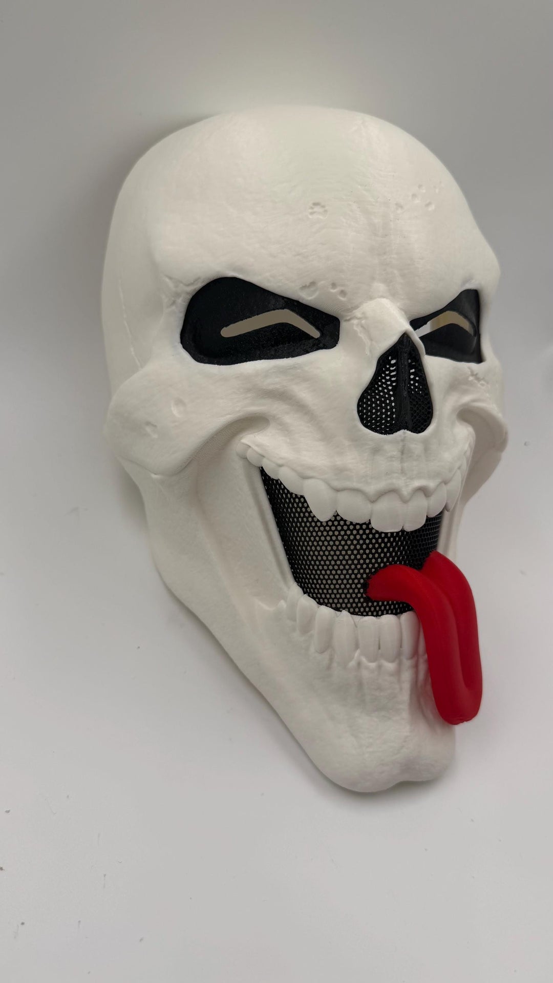 Wazzup Skeleton Mask, Funny Horror Mask, Scary Movie Inspired Skull Mask, Halloween Cosplay Costume